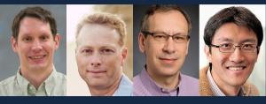 From left: Paul Bonthuis, Howard Gritton,  Yurii Vlasov, and Sihai Dave Zhao / L. Brian Stauffer