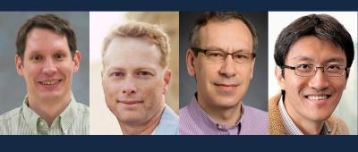 From left: Paul Bonthuis, Howard Gritton,  Yurii Vlasov, and Sihai Dave Zhao / L. Brian Stauffer